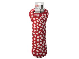 Red Confetti Single Bottle Insulating Wine Tote